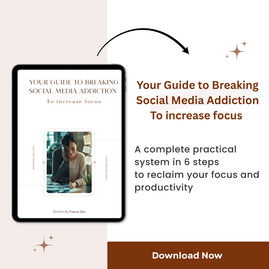 Your guide to overcoming social media addiction for increased focus and productivity
